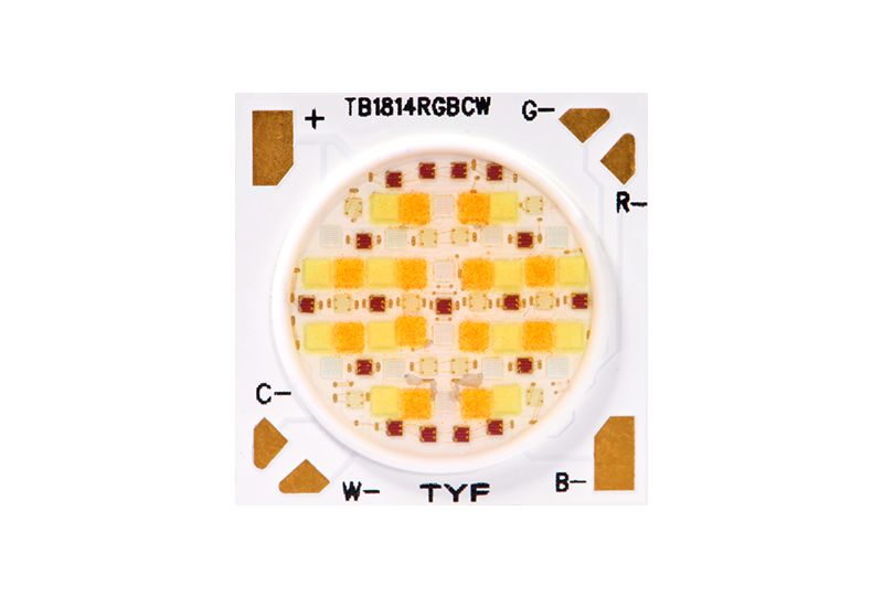 36V Dimming Cob LED High CRI Ra80/Ra90/Ra95 SDCM 2Step for Exceptional Lighting Solutions TB9-1814-RGBCW
