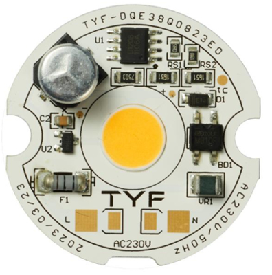 MODULE LED COB AC 7W 210-240V 50Hz sans driver, fonction de gradation