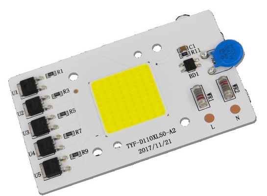 La couleur blanche, plein C.A. 110V 220V 230V Cob/DOB Driverless de puissance élevée du spectre 20W 30W 50W a mené la puce